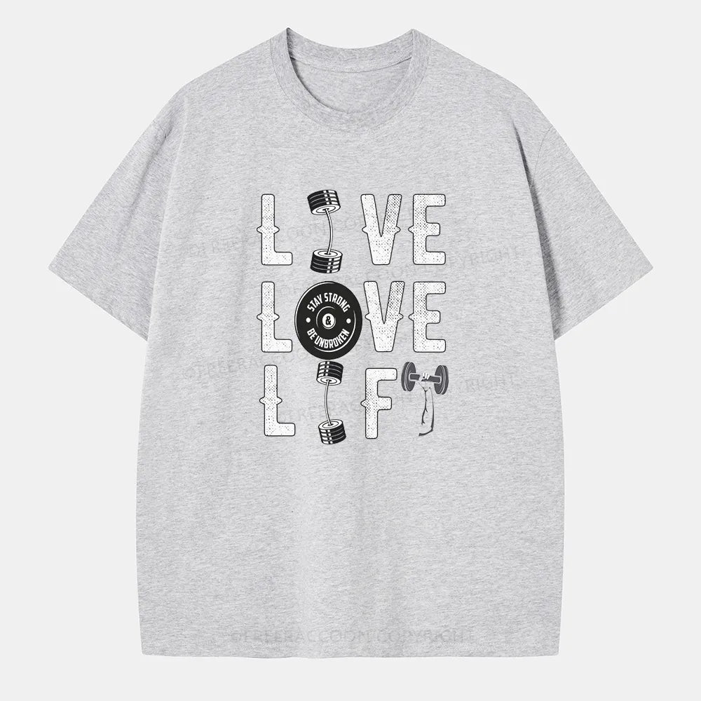 Vintage Live Love Lift Classic T-Shirt