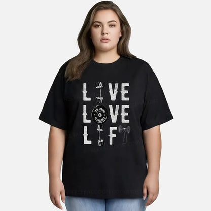 Vintage Live Love Lift Classic T-Shirt