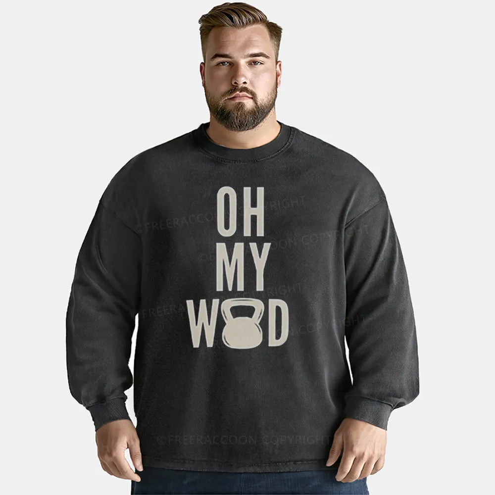 Vintage Oh My Wod Washed Long Sleeve Shirt