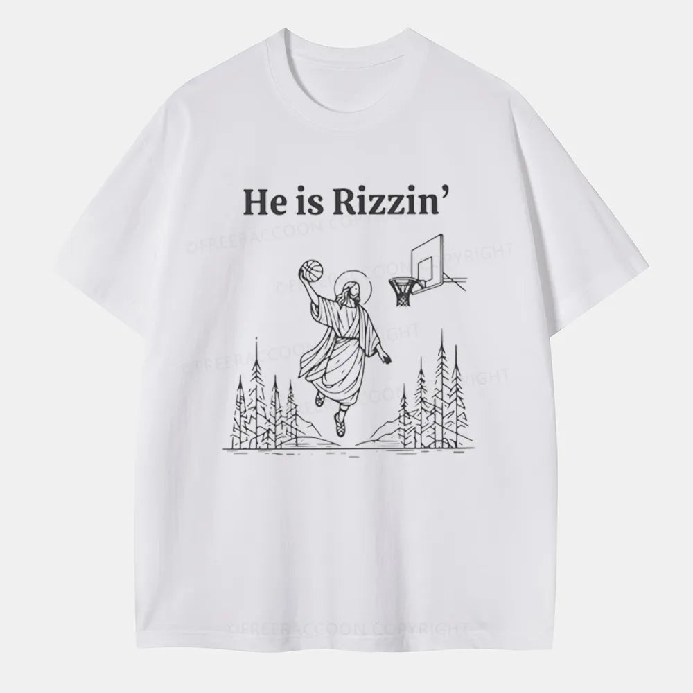 Vintage He Is Rizzin Classic T-Shirt