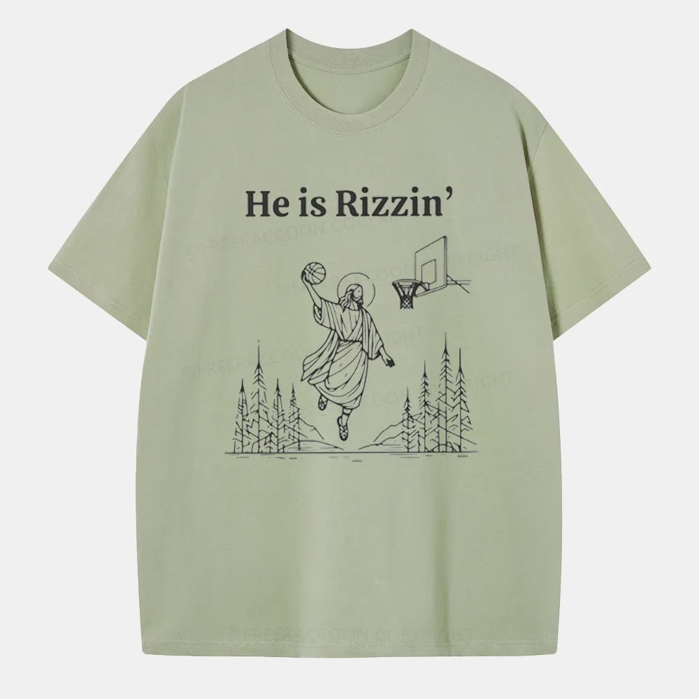 Vintage He Is Rizzin Classic T-Shirt