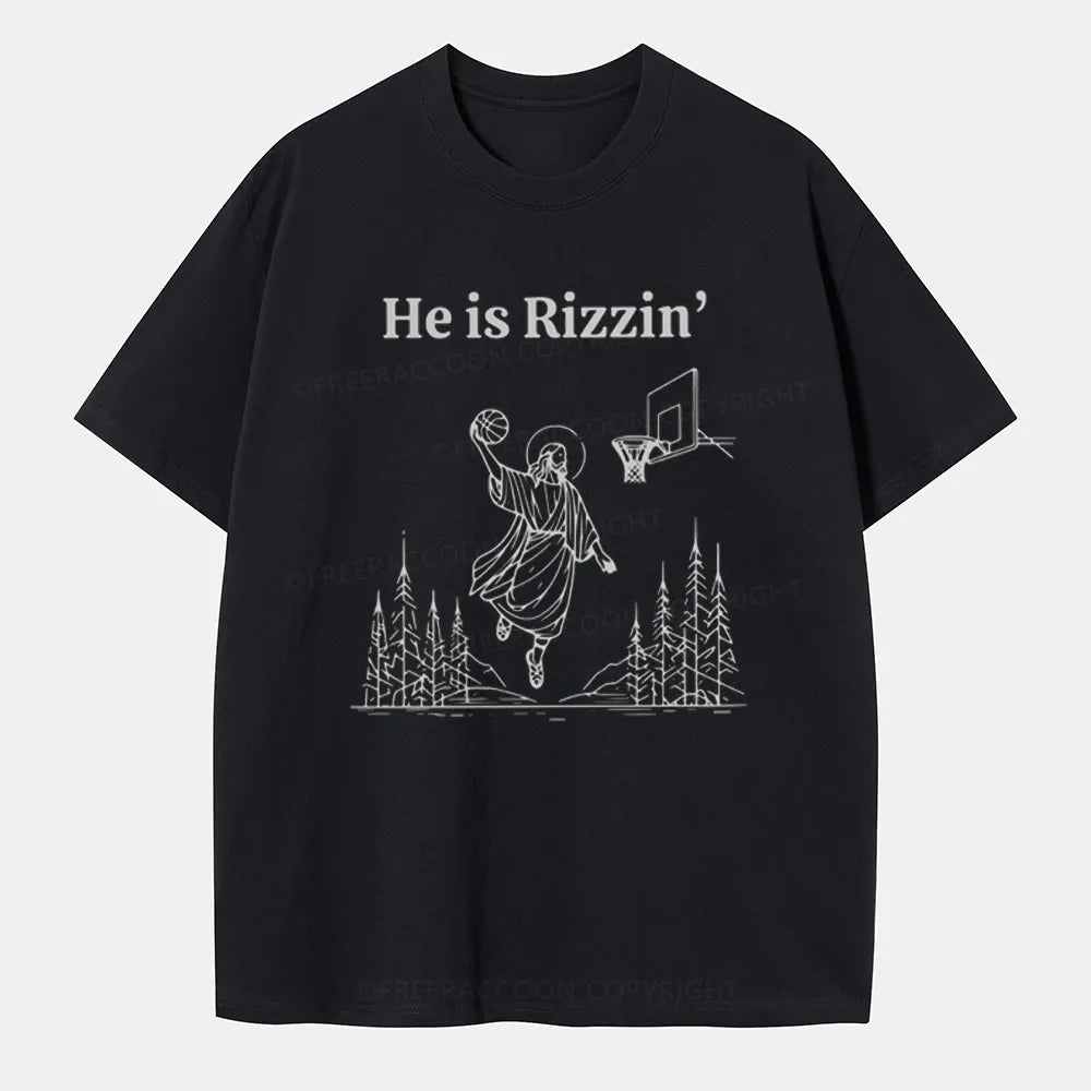 Vintage He Is Rizzin Classic T-Shirt