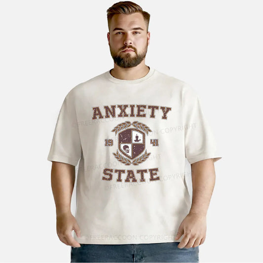 Vintage  Anxiety State Washed T-Shirt