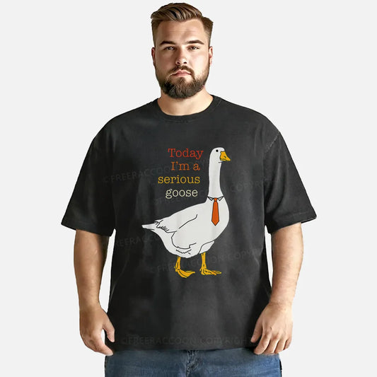 Vintage Today I'M A Serious Goose Washed T-Shirt