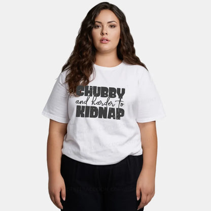 Vintage Chubby And Harder To Kidnap Classic T-Shirt