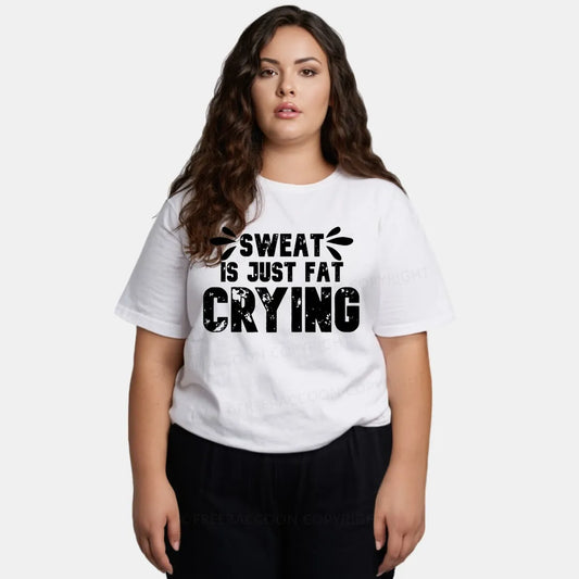 Vintage Sweat Is Just Fat Crying Classic T-Shirt