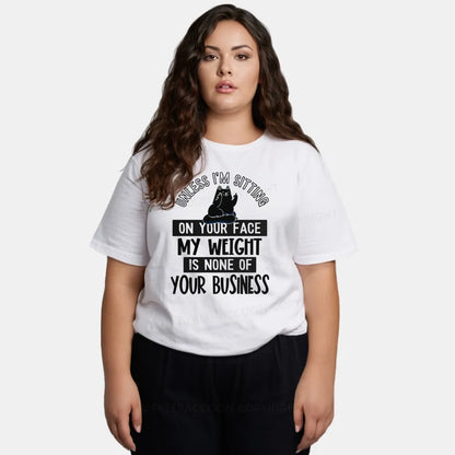 Vintage My Weight Is None Of Your Business Classic T-Shirt