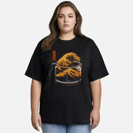 Vintage The Great Wave Coffee Classic T-Shirt