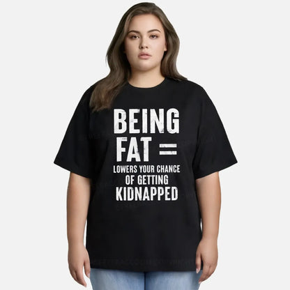 Vintage Being Fat Funny Classic T-Shirt