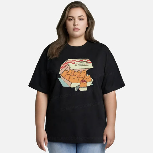 Vintage Fast Food Cat Classic T-Shirt